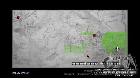 Mapa de papel en el radar para GTA San Andreas