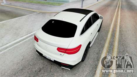 Mercedes-AMG GLE 63 Coupe (C292) para GTA San Andreas