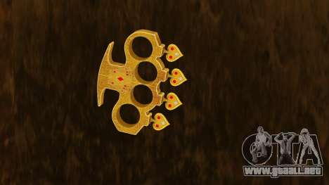Brass knuckles Spades para GTA Vice City