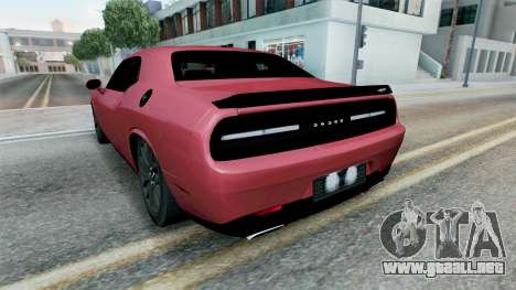 Dodge Challenger Antique Ruby para GTA San Andreas