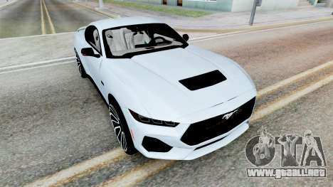 Ford Mustang GT Columbia Blue para GTA San Andreas