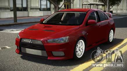 Mitsubishi Lancer Evo X SR V1.1 para GTA 4